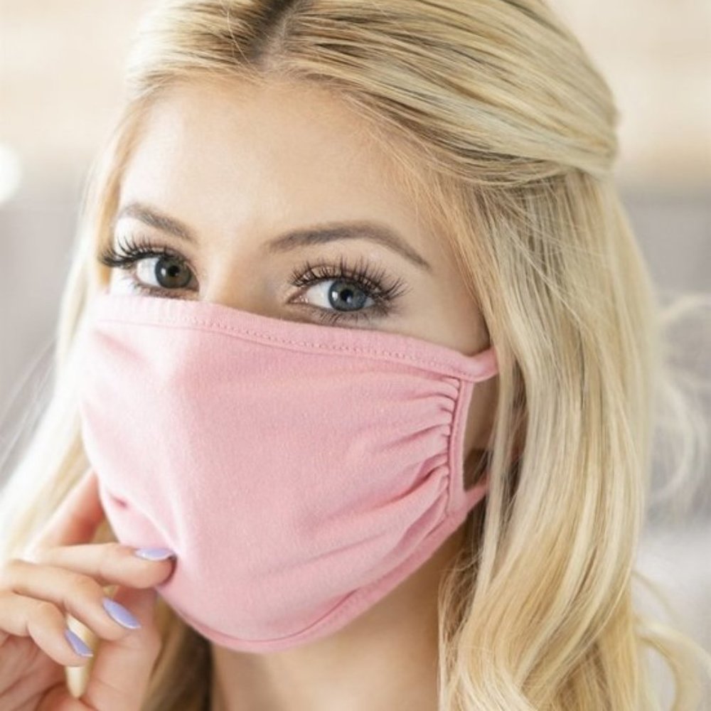 2 for 20! Light pink face mask - Picture 1 of 5